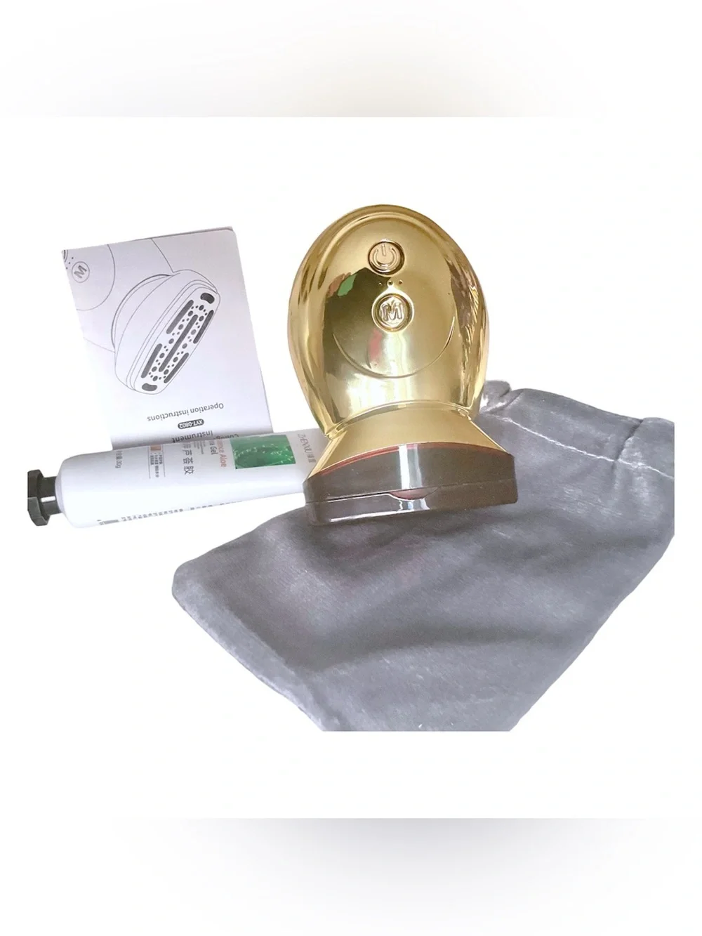 🆕 BRAND NEW IN BOX Gold LED Infrared EMS Toning Collagen Firming Skincare Device
